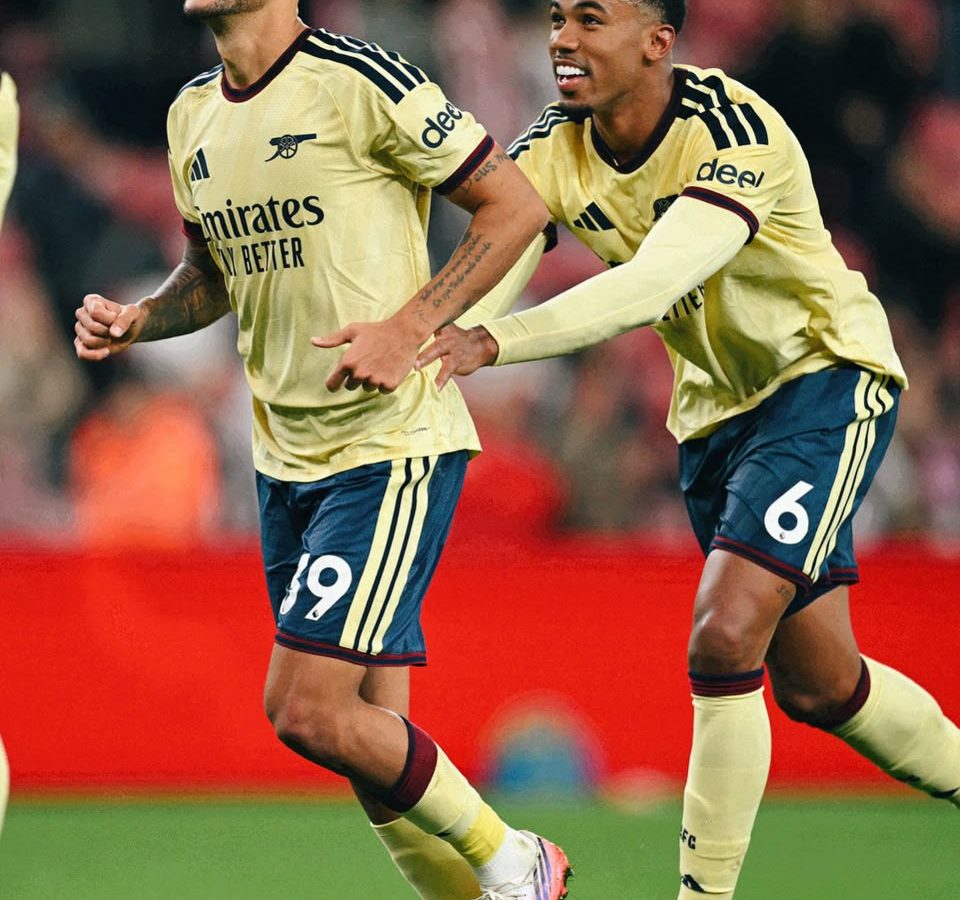 Arsenal and Manchester City are joint leaders of the Premier League table today.