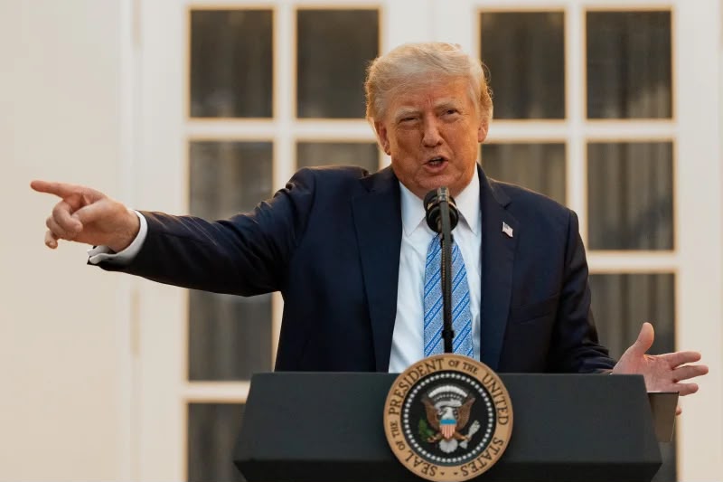 President Donald Trump announced via social media on Friday that he is banning three major news organizations CNN, MS NOW, and Politico from the White House complex effective immediately.