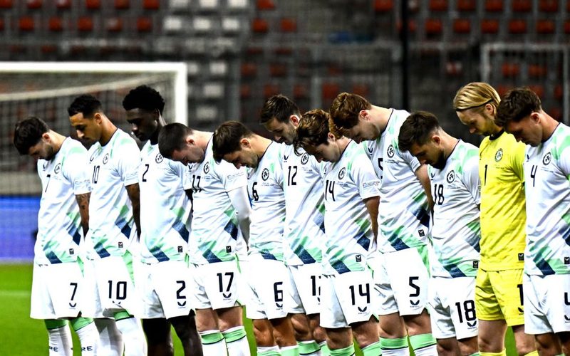 Ireland Players Skip Handshakes Before Israel Nations League Match.