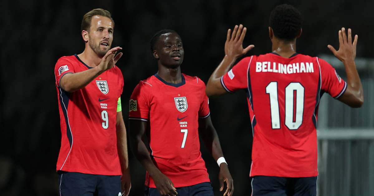 England Beat Croatia 7–0 in Historic Nations League Victory.