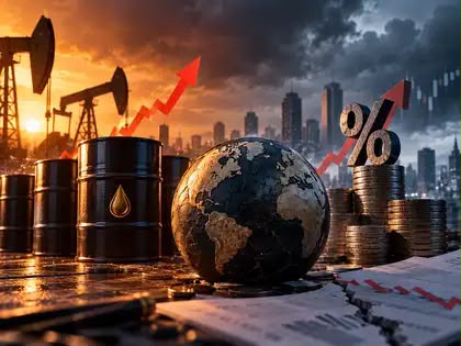 Global Markets Face Fresh Pressure as Oil Prices and Interest Rates Rise.
